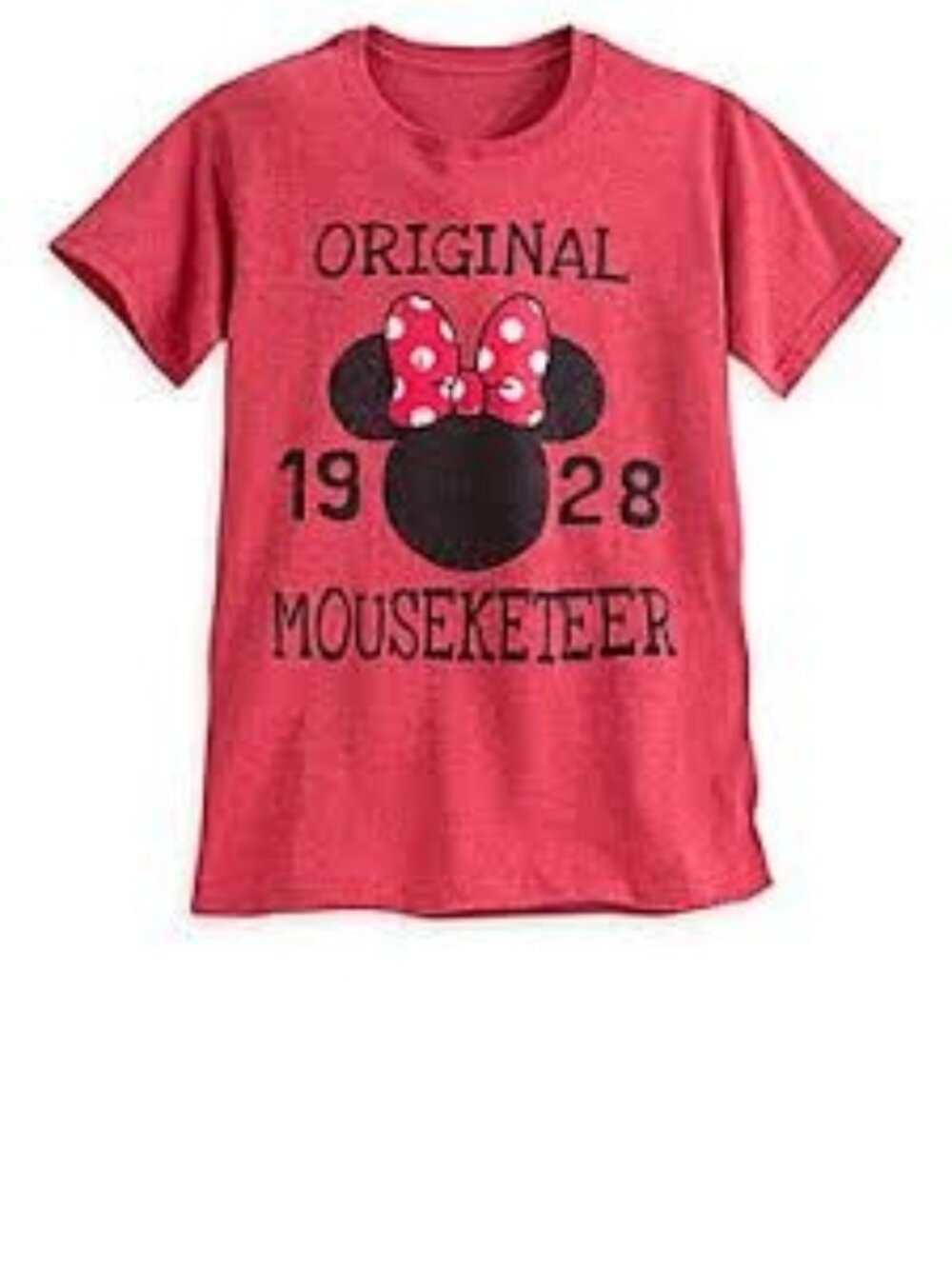 Disney Store | Minnie Mouse Icon Red Original Mouseketeer Tshirt | Size Small